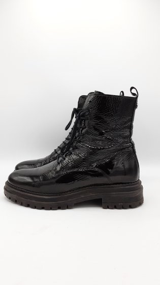 Boots à lacets noir de seconde main