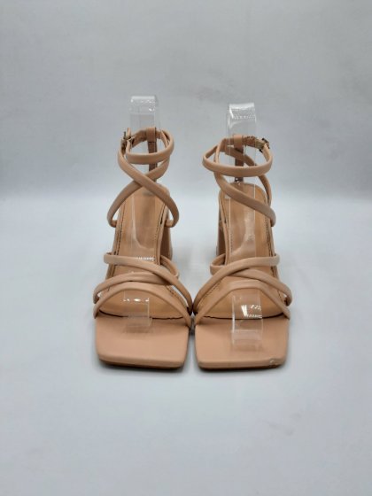 Sandales à talons rose de seconde main