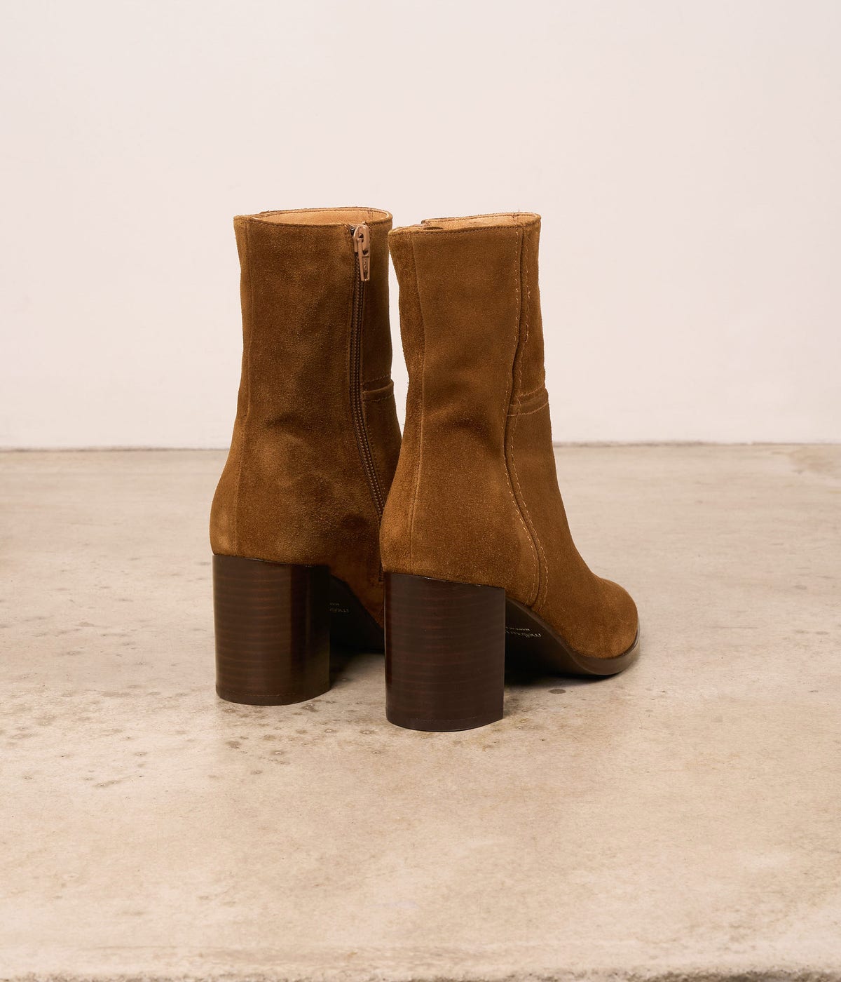 BOOTS À TALON CLEMENCE CAMEL