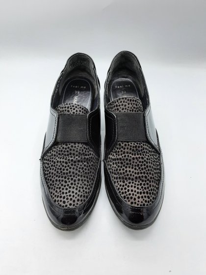 Mocassins MARCO TOZZI noirs de seconde main