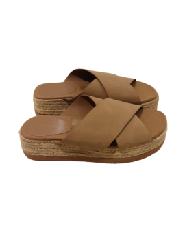 Mules à plateforme camel T37 de seconde main