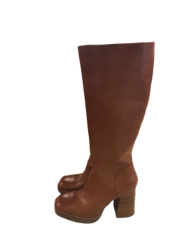 Bottes haute camel