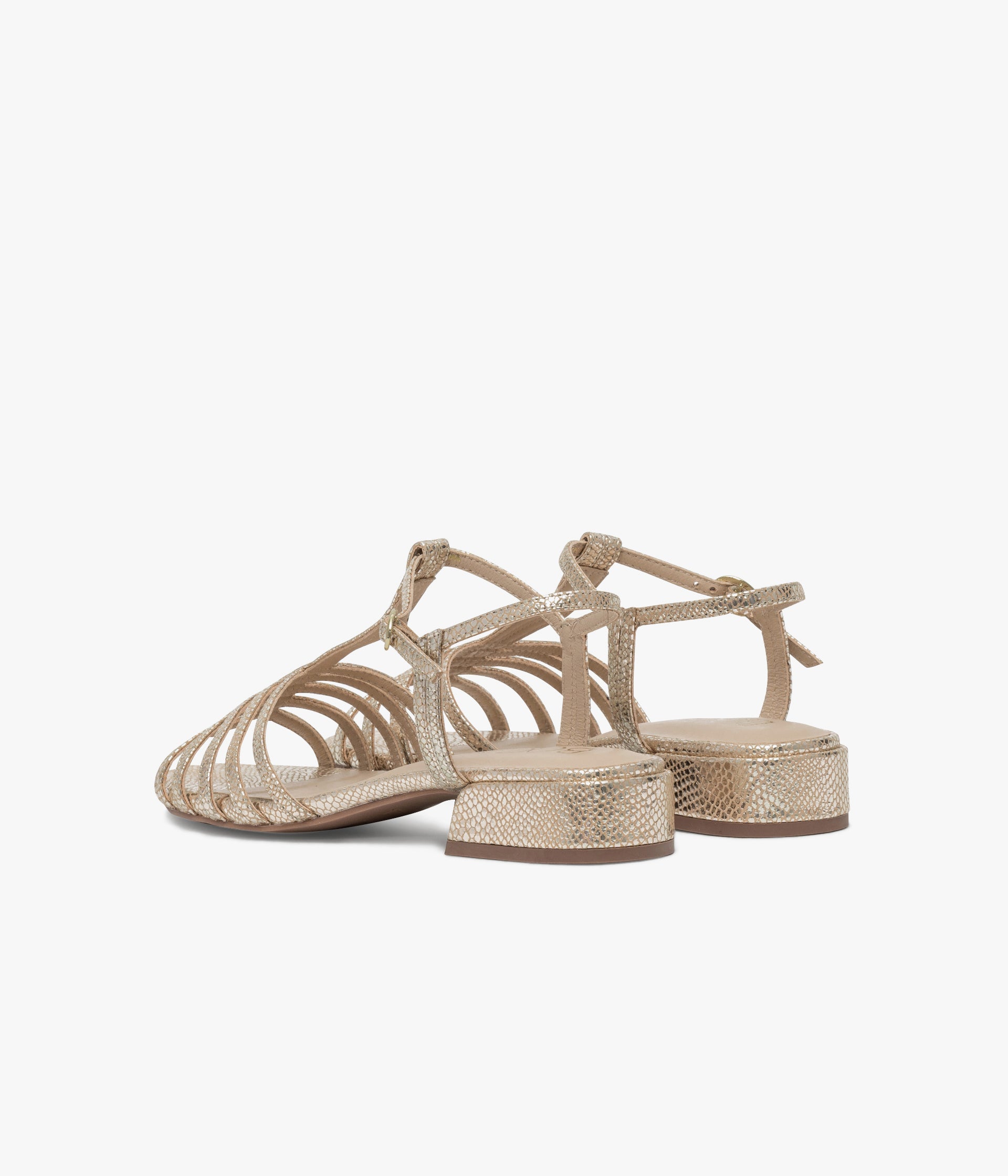SANDALE GLADDIE PLATINE