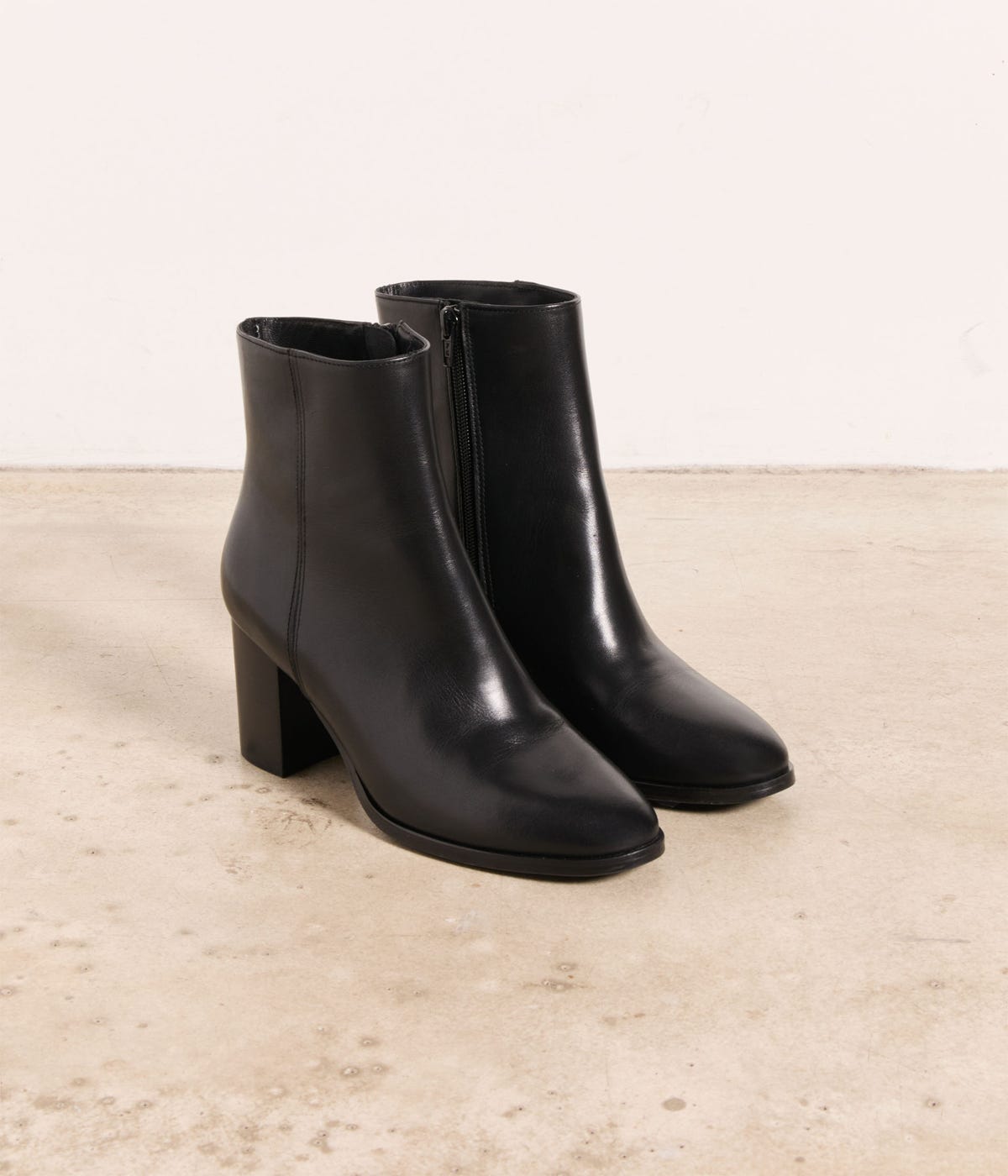 BOOTS À TALON ALI NOIR