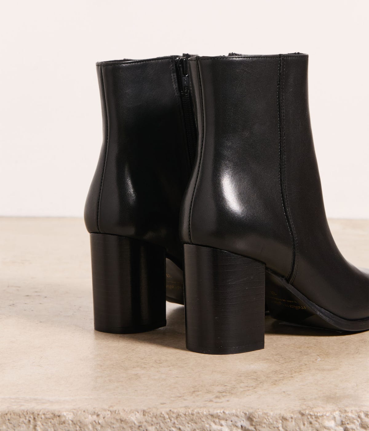 BOOTS À TALON ALI NOIR