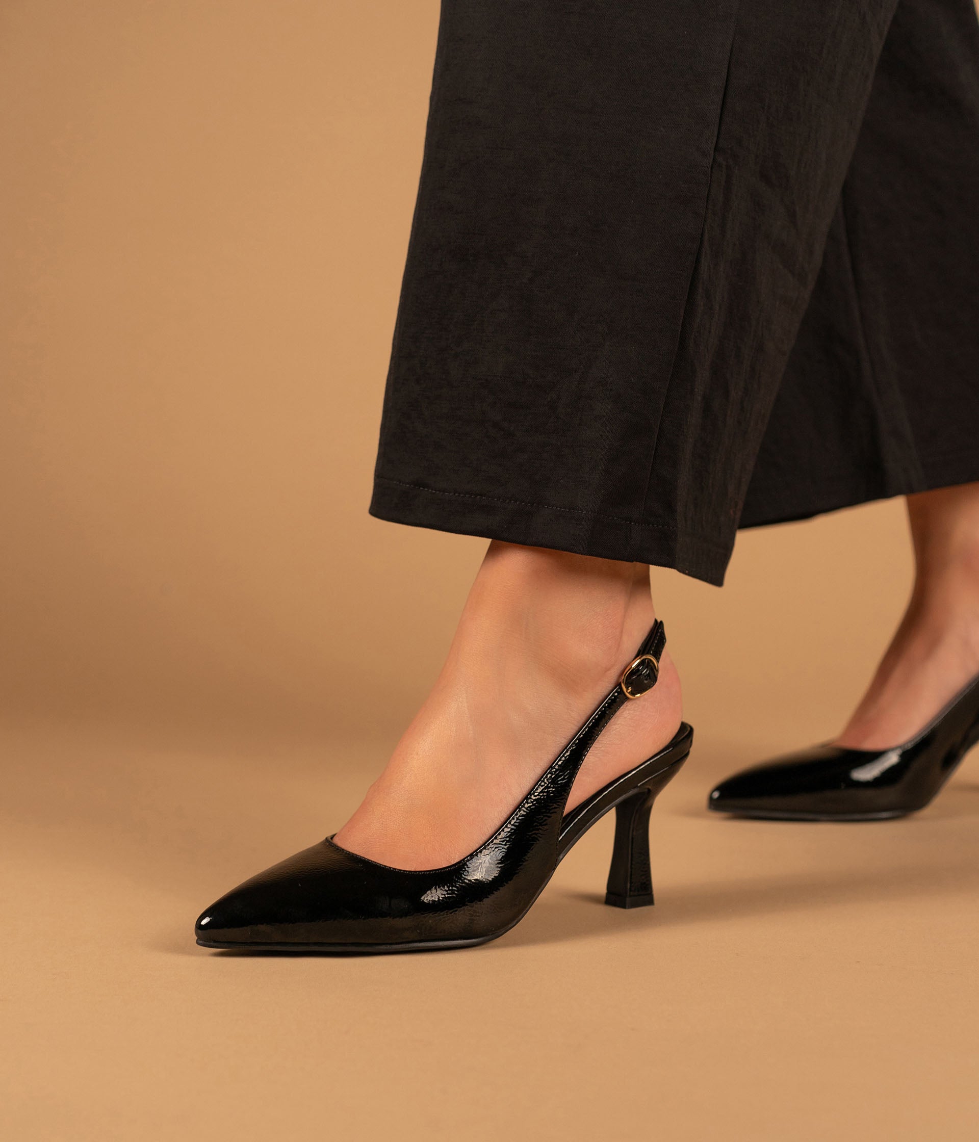 SLINGBACK DELPHIE NOIR
