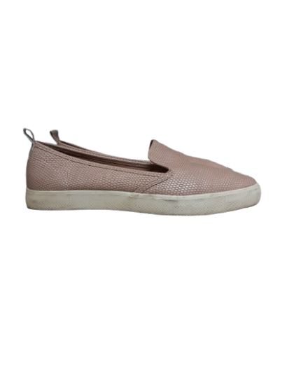 Mocassin rose poudrée imprimée python H&M T40 de seconde main