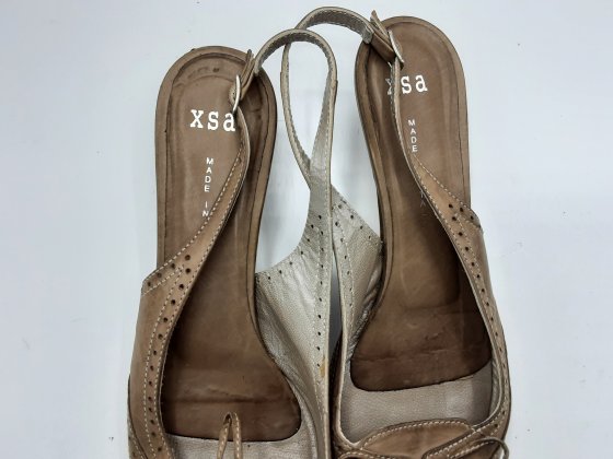 Sling back XSA taupe de seconde main