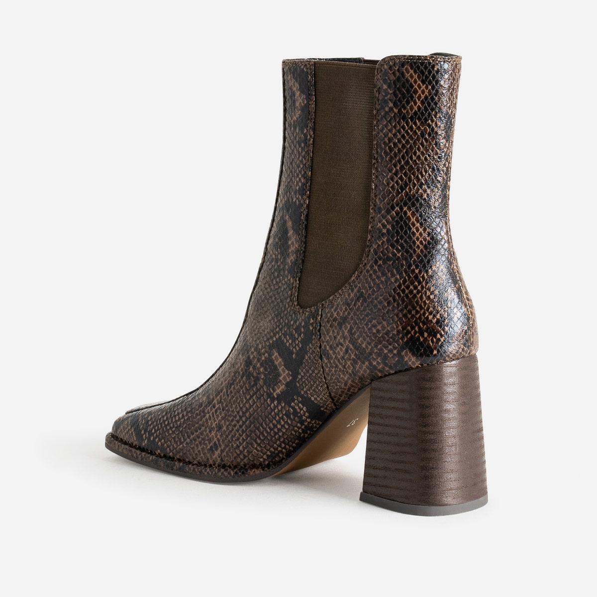 BOOTS CORA PYTHON MARRON
