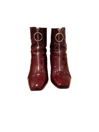 Bottines bordeaux bocage de seconde main