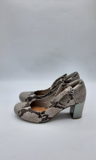 Escarpins motif python de seconde main
