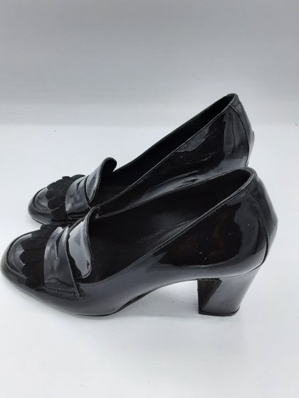 Escarpin Sandra vernis noir de seconde main