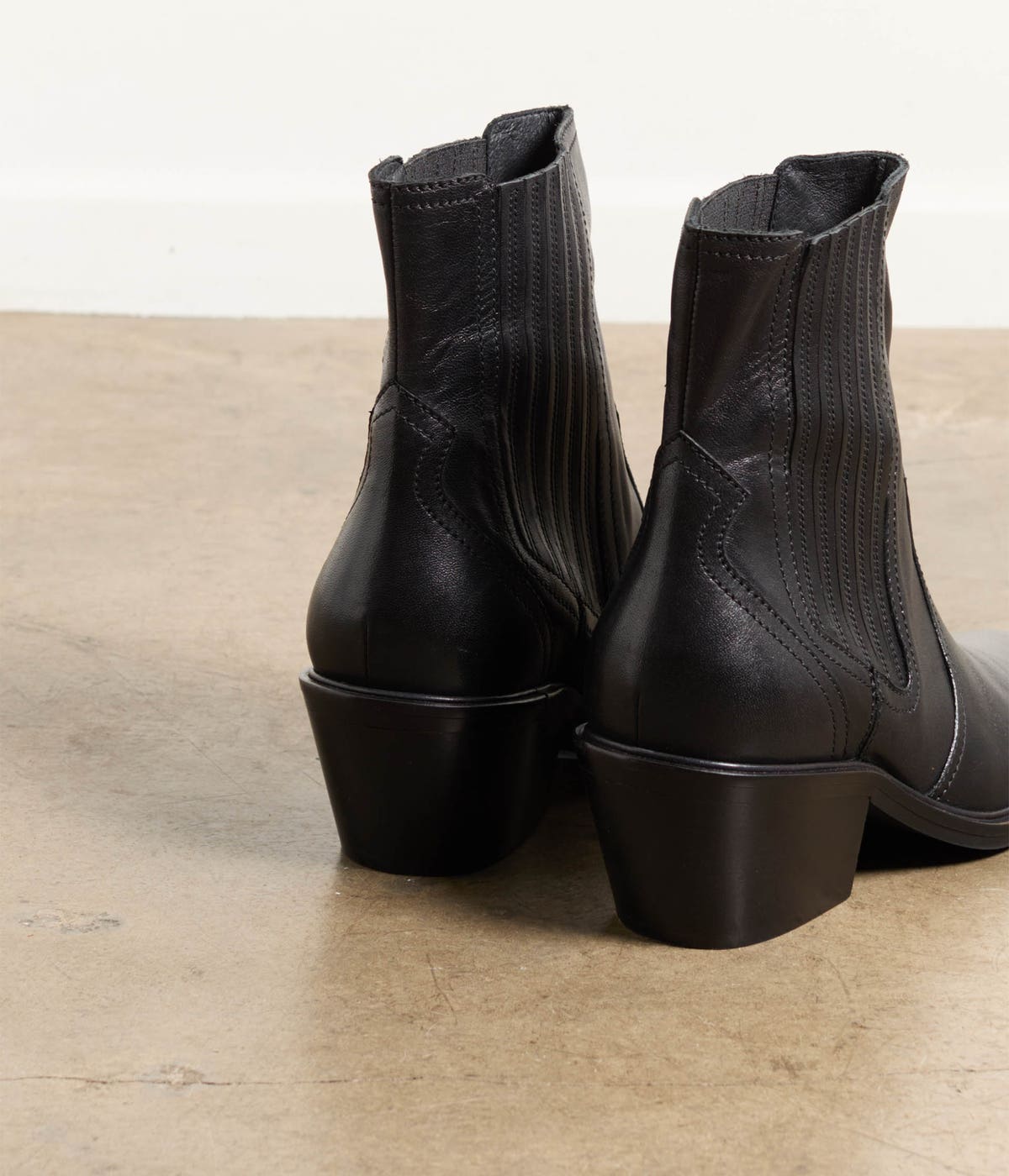 BOOTS À TALON RASMINA NOIR