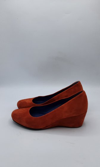 Escarpins orange de seconde main