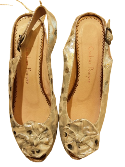 Escarpin SLINGBACK argenté de seconde main
