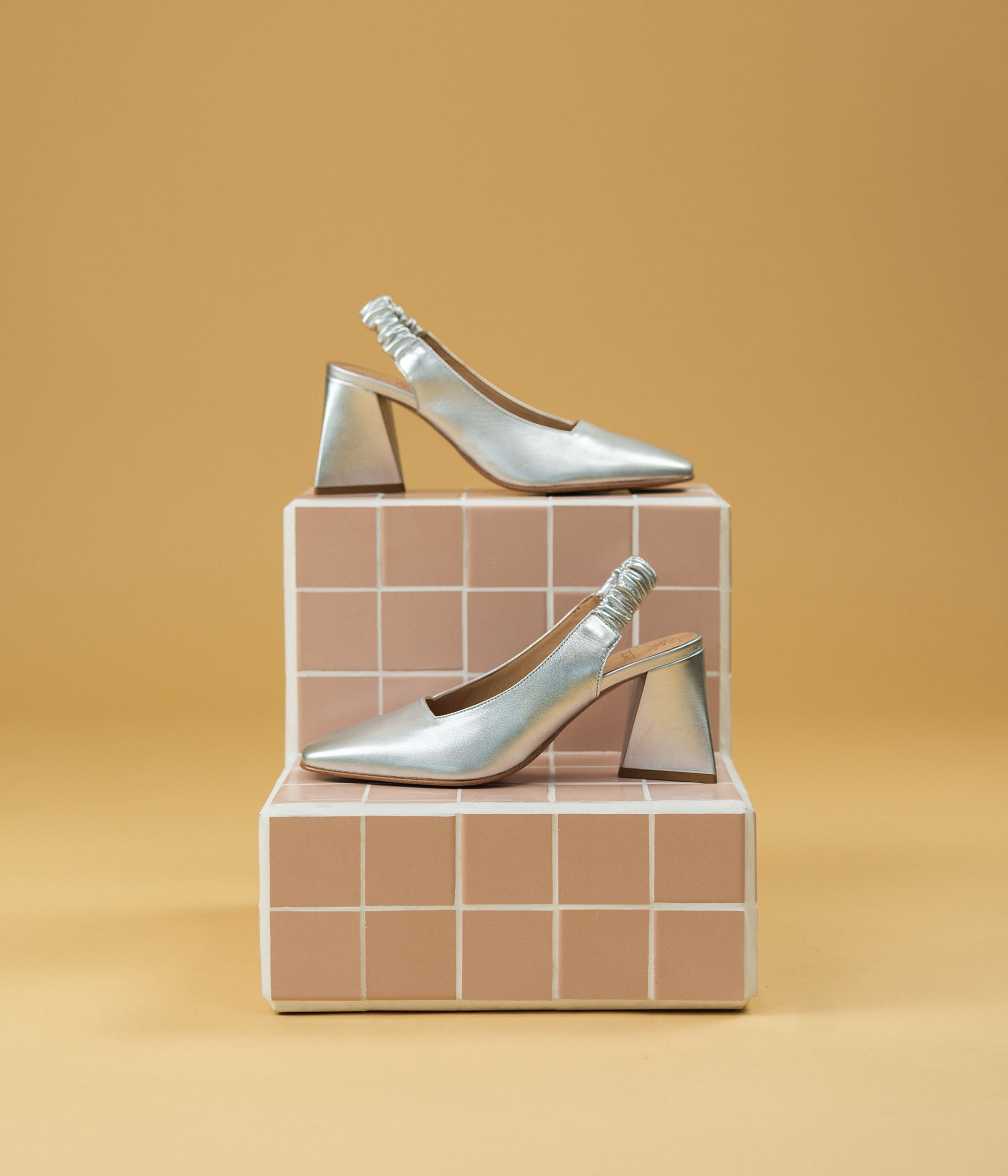 SLINGBACK DARIA ARGENT