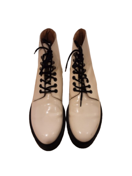 Bottine blanche glossy Kickers T39 de seconde main