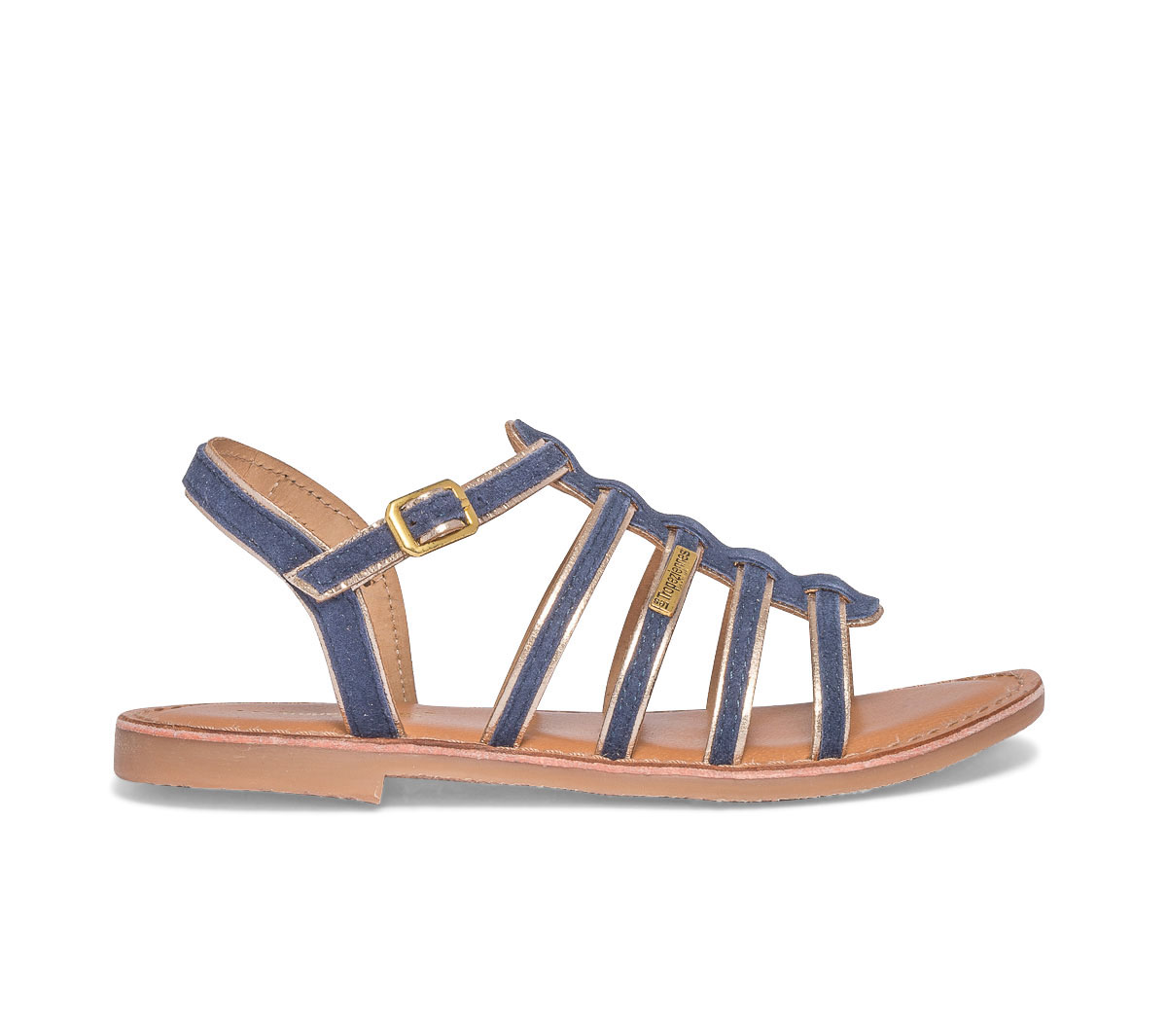 Sandale fille LES TROPÉZIENNES bleu marine
