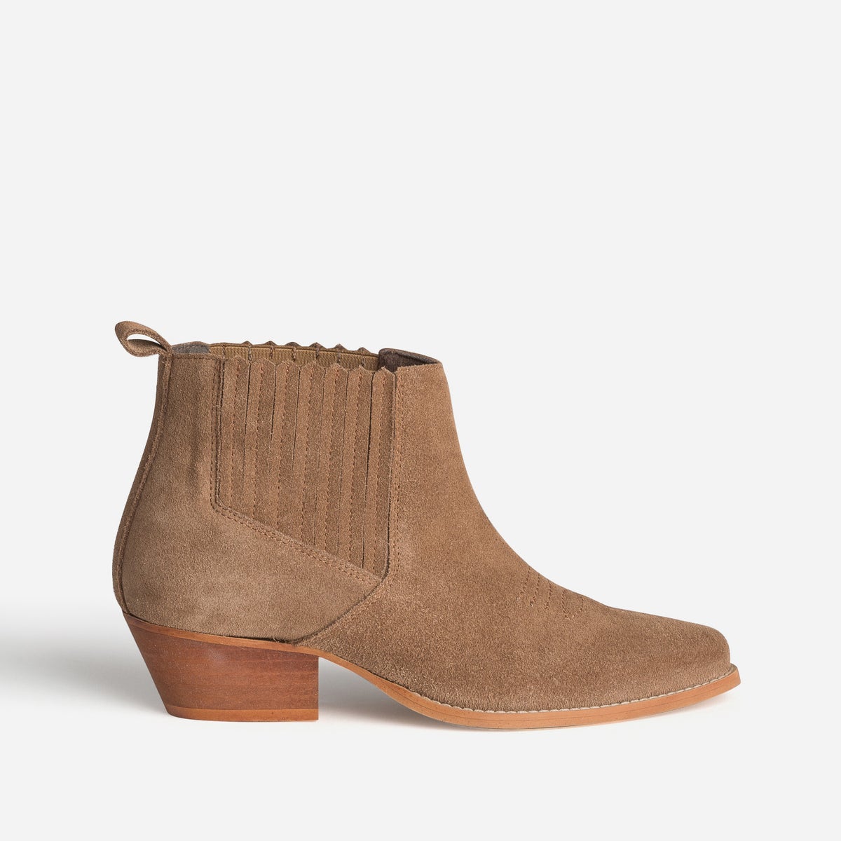 BOOTS AGATHE. TAUPE