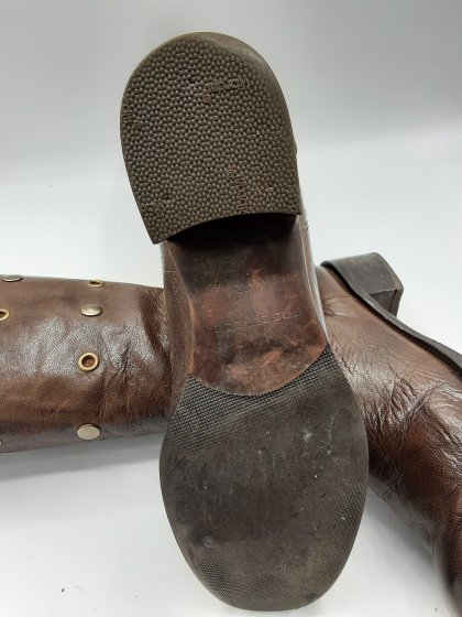 bottes rosemetal marron de seconde main