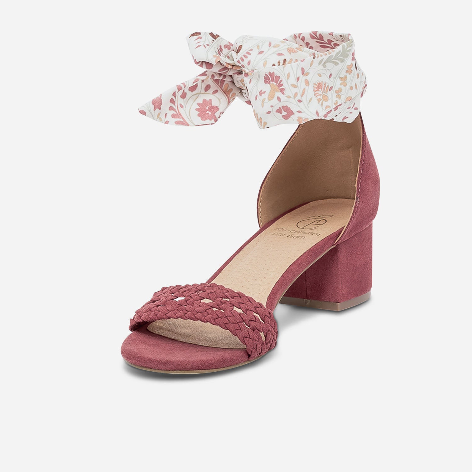 Sandales à talons HALSONA Rouge