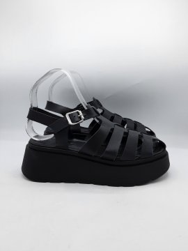 Sandales TEXTO noires de seconde main