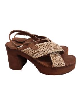 Nu-pieds Mules texto de seconde main