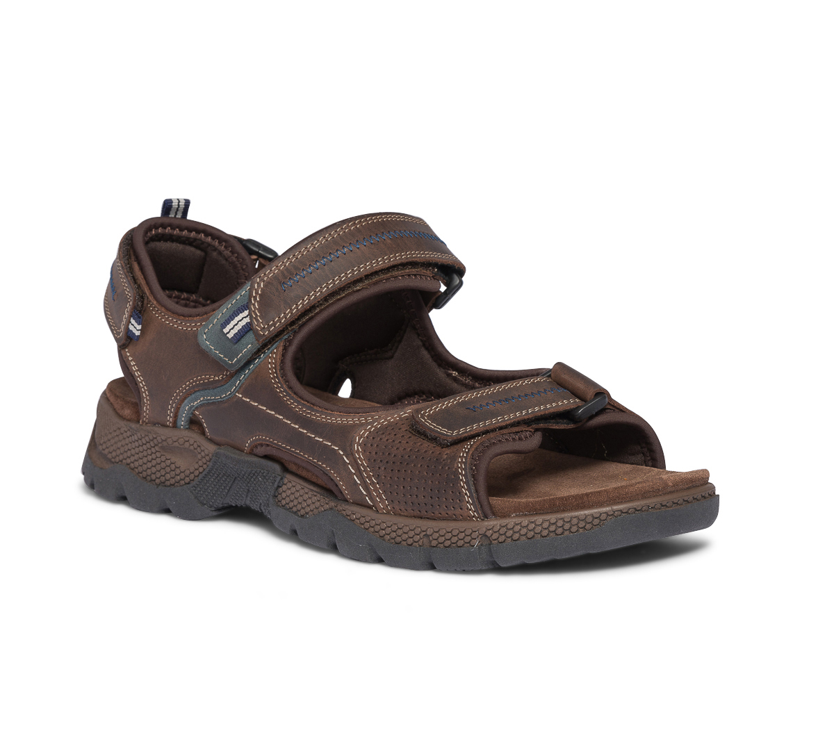 Sandale marron en cuir
