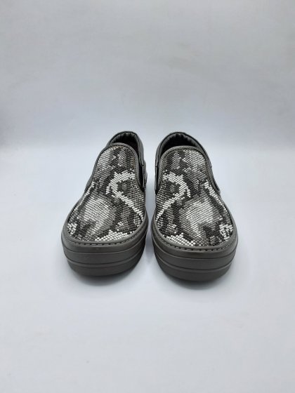 Mocassins argenté