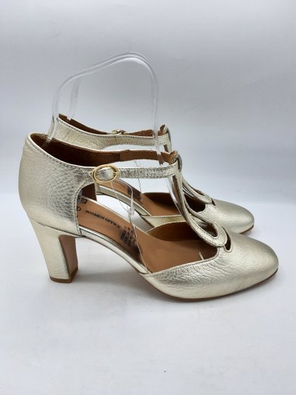 Escarpins WOMEN OFFICE gold de seconde main