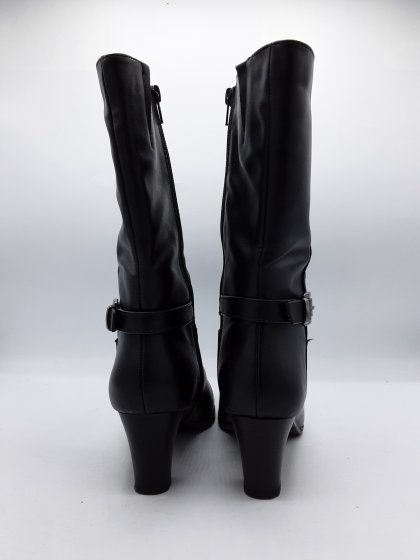 Mi - bottes GRANDS BOULEVARDS noires de seconde main
