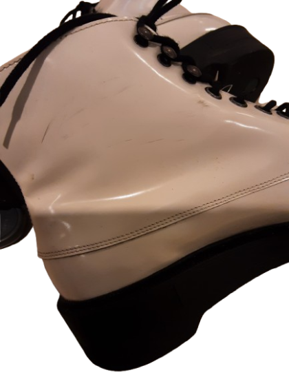 Bottine blanche glossy Kickers T39 de seconde main
