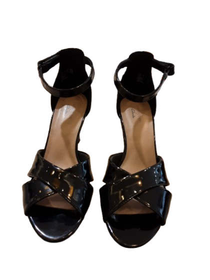 Sandales a talons noir CLARKS  De Seconde Main