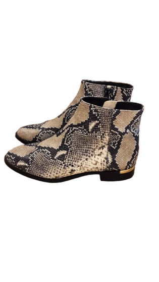 Bottines effet python de seconde main