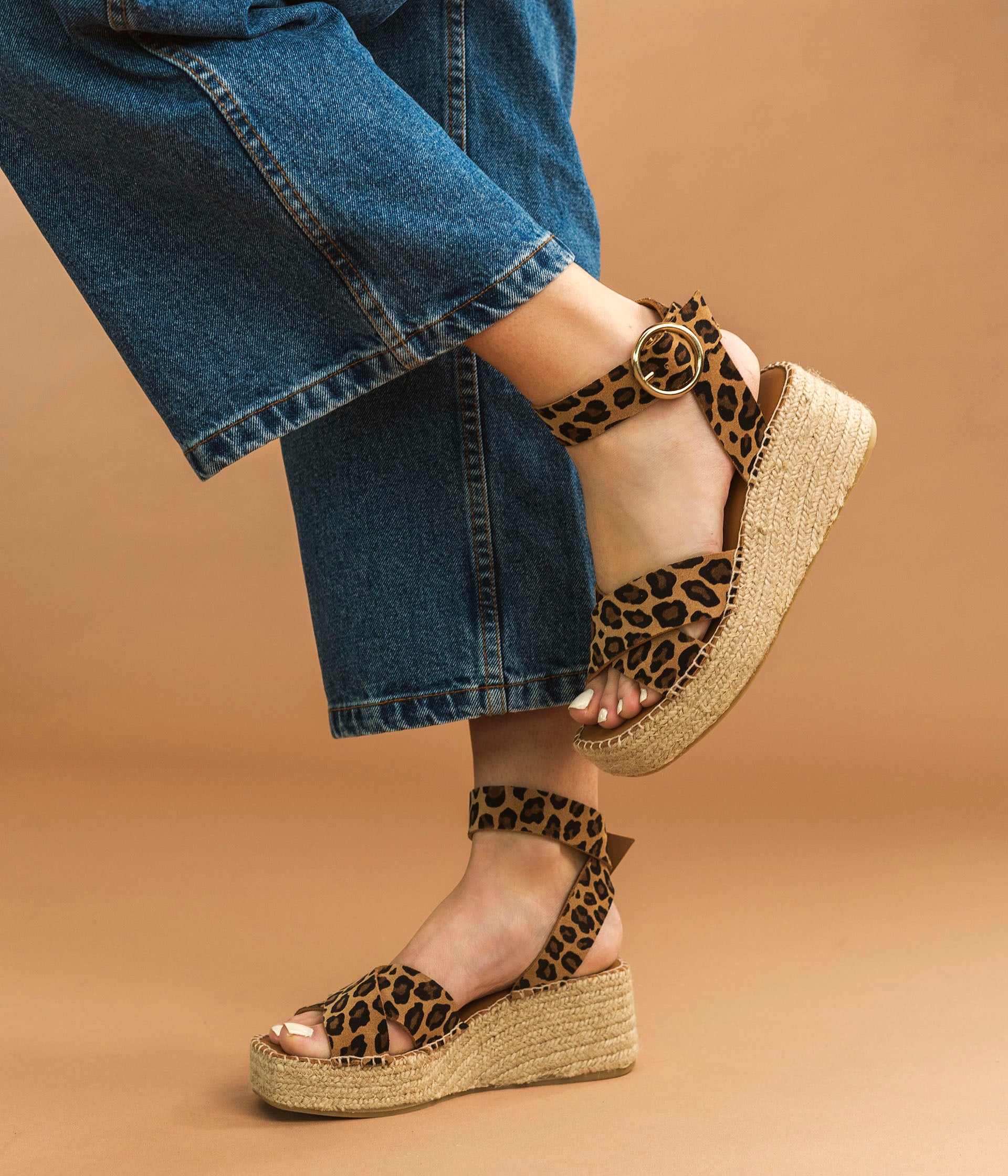 SANDALE HORTENSE LEOPARD