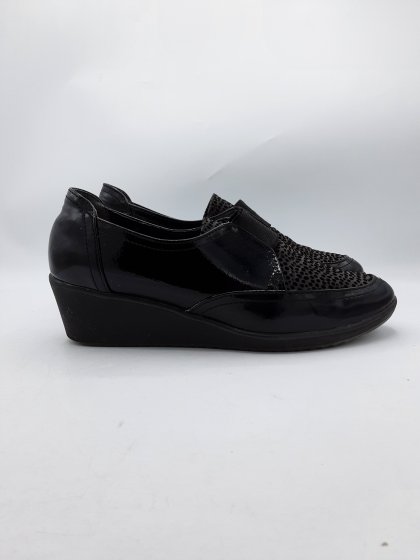 Mocassins MARCO TOZZI noirs de seconde main