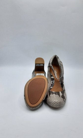 Escarpins motif python de seconde main