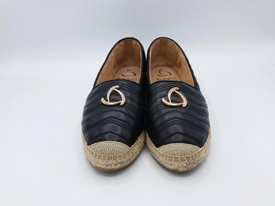 Espadrille noir 39  Kanna de seconde main