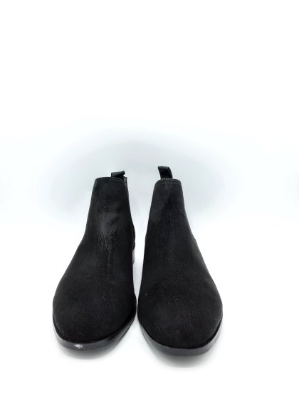 Bottines noires en suédine de seconde main