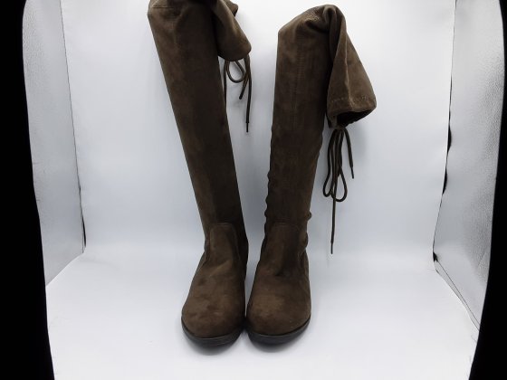 Botte Cuissarde kaki 37 textile de seconde main