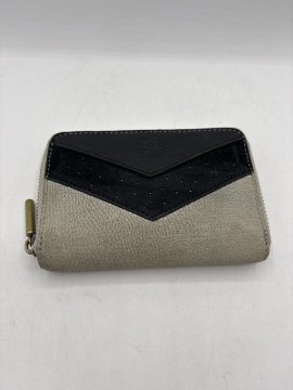 Porte-monnaie MILA LOUISE beige et noir de seconde main