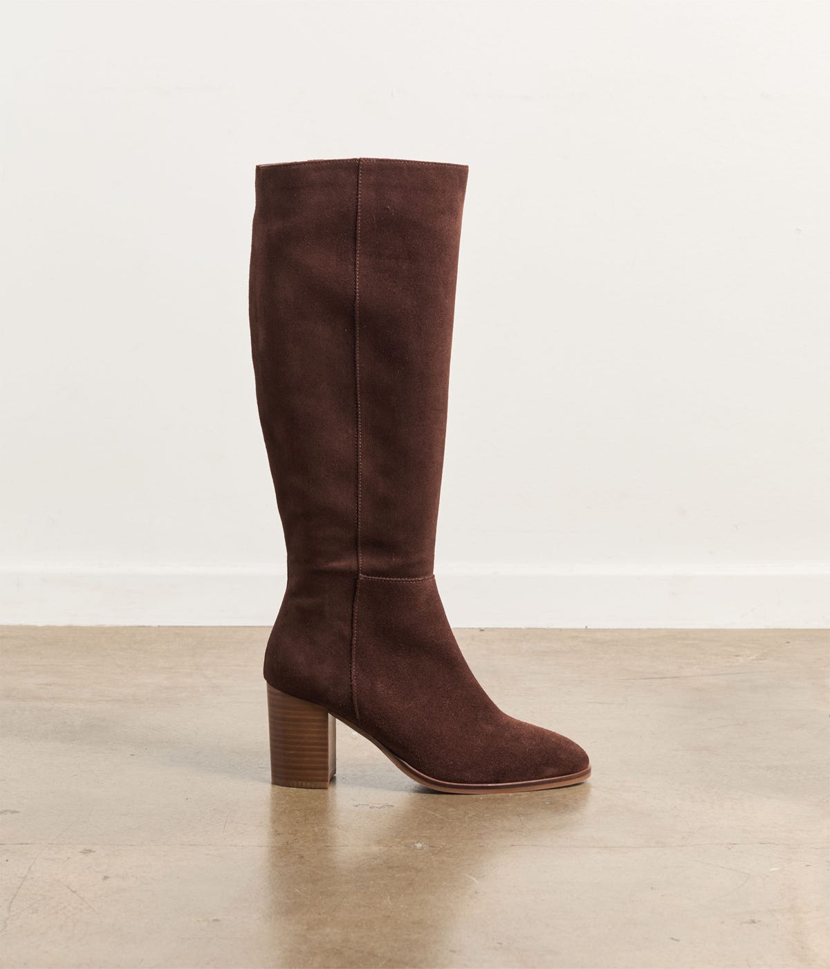 BOTTE À TALON JULIETTE ACAJOU