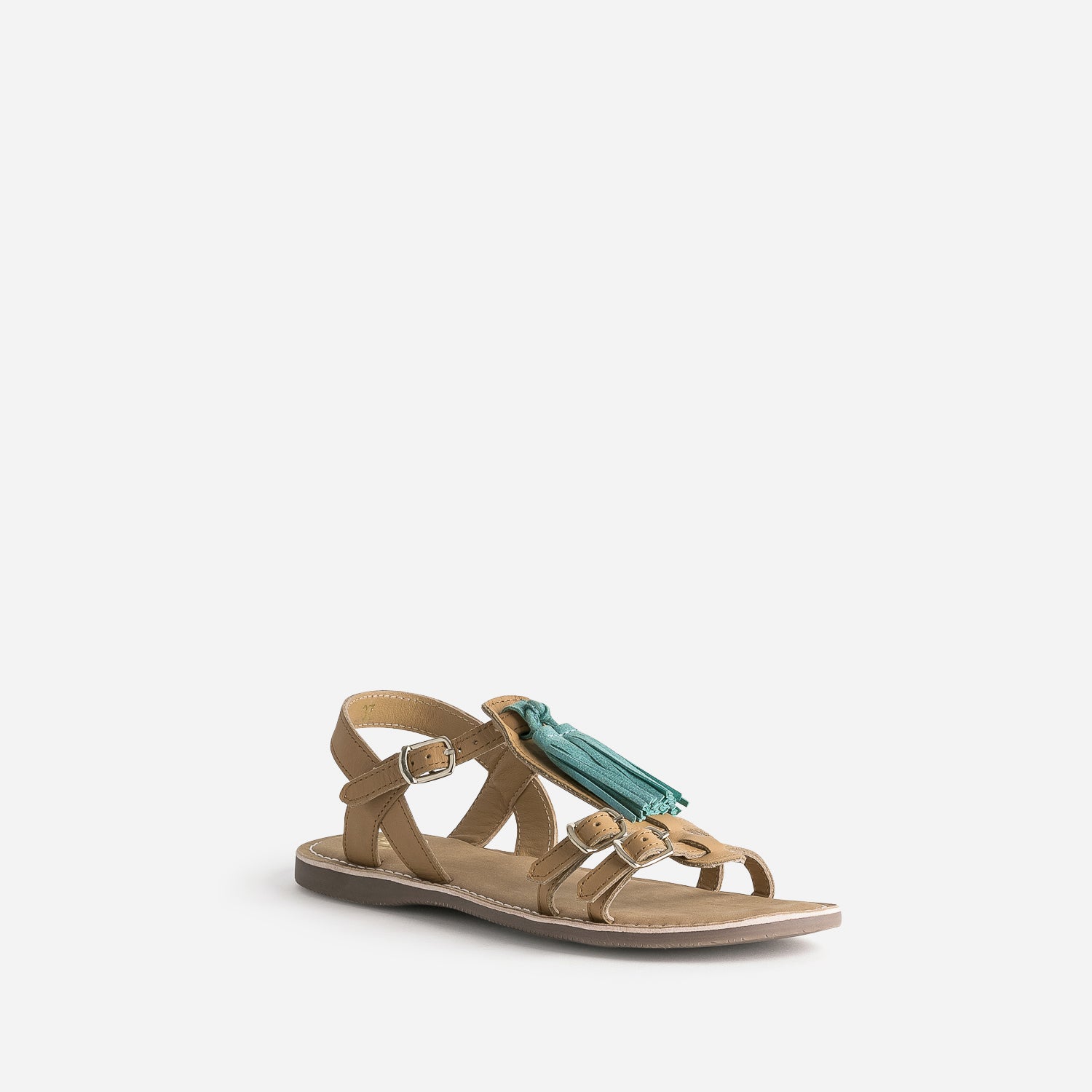 SANDALE ADELE6 MARRON CLAIR