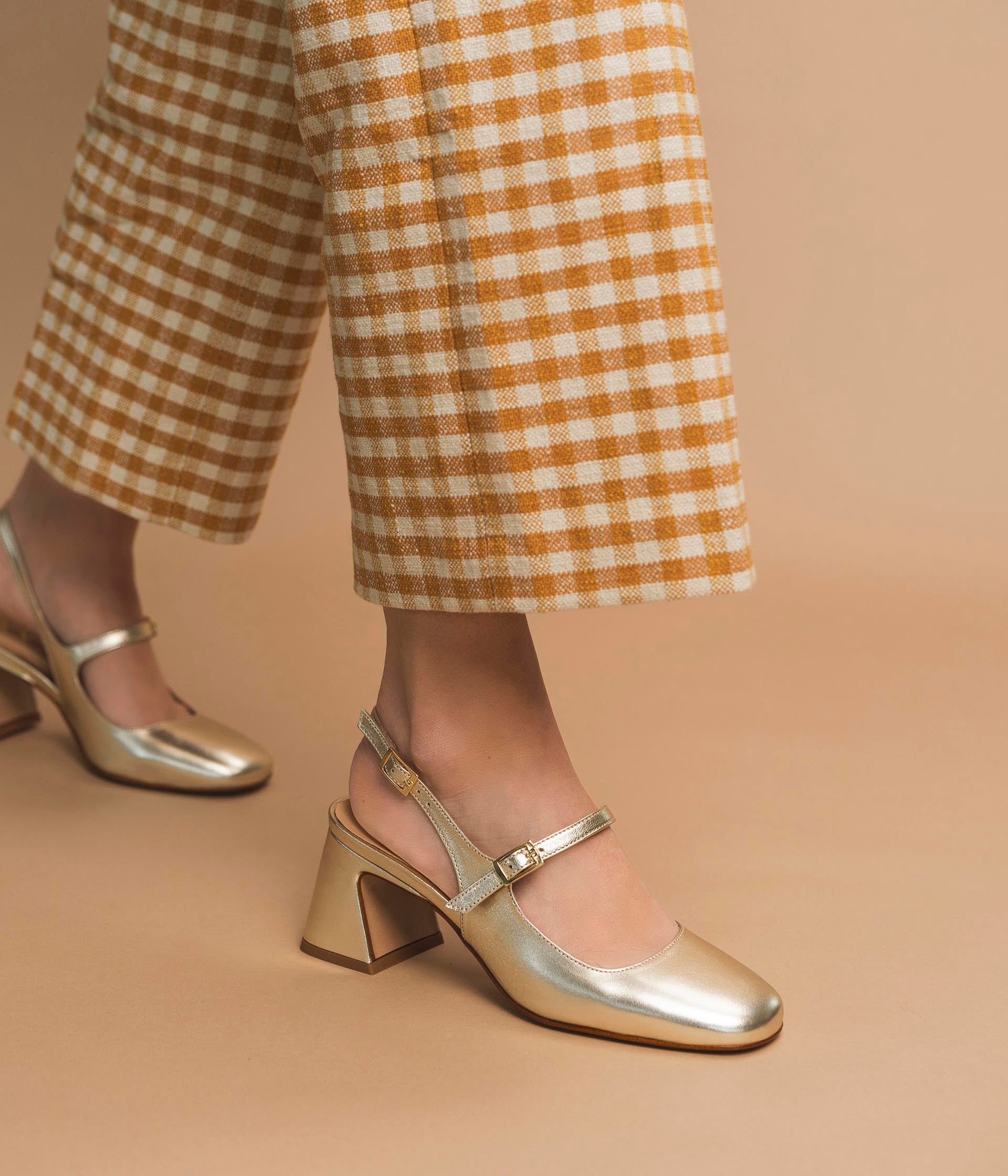 SLINGBACK DAISY PLATINE