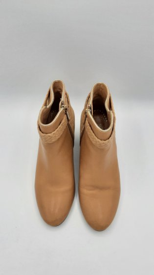 Boots à talons beige de seconde main