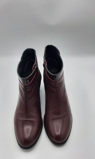 Bottines bordeaux
