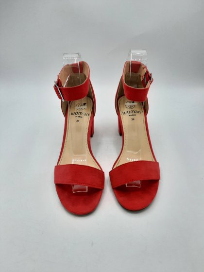 Sandales à talons WOMAN BY GEMO rouges de seconde main