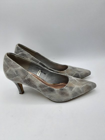 Escarpin Python gris de seconde main