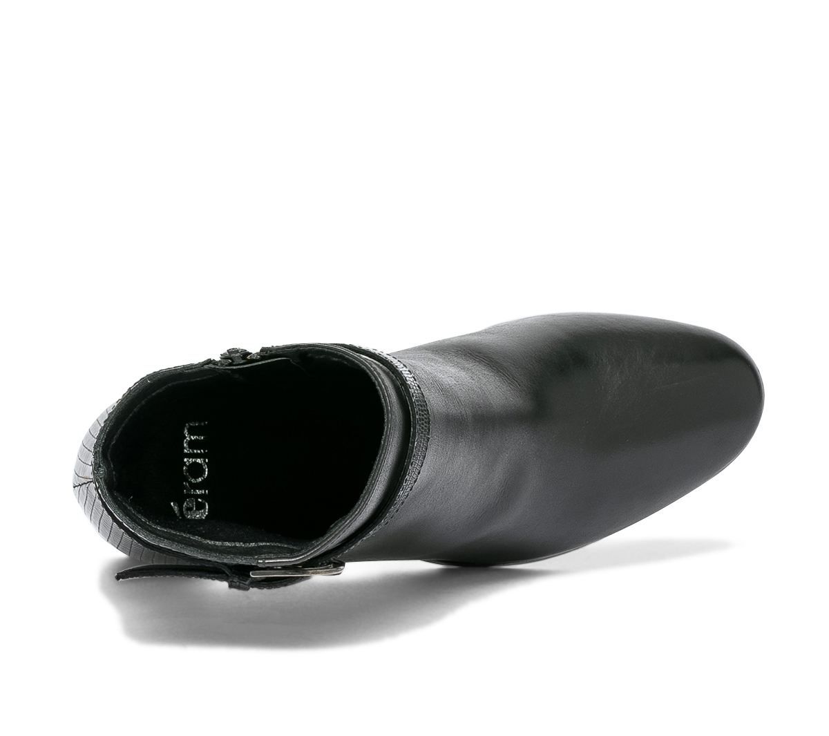 Boots noir en cuir