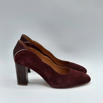 Escarpins Bocage bordeaux de seconde main